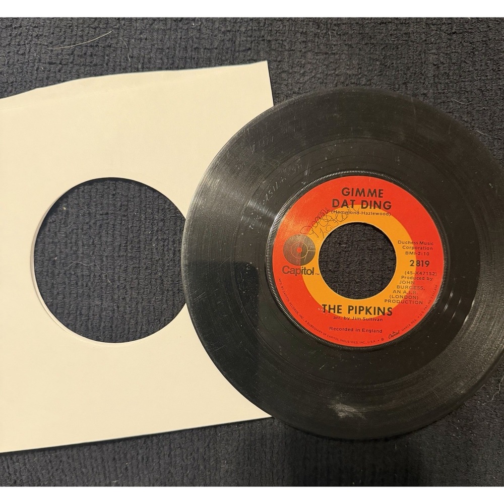 The Pipkins - Gimme Dat Ding/To Love You 45 RPM Vinyl record double